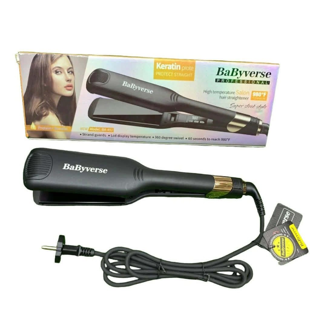 BaByverse Professional hair straightener