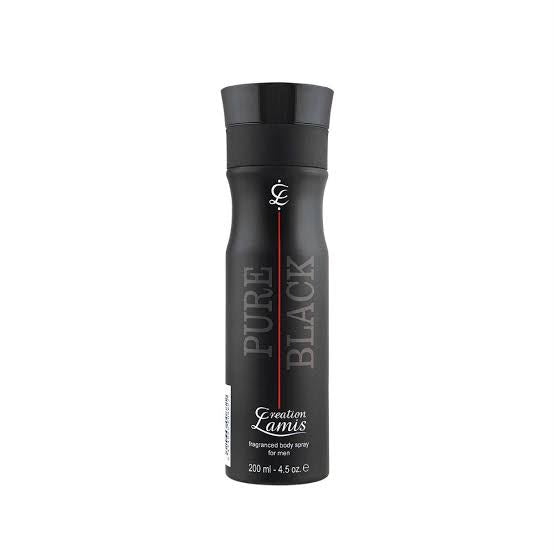Creation Lamis Pure Black Body Spray (For Men)