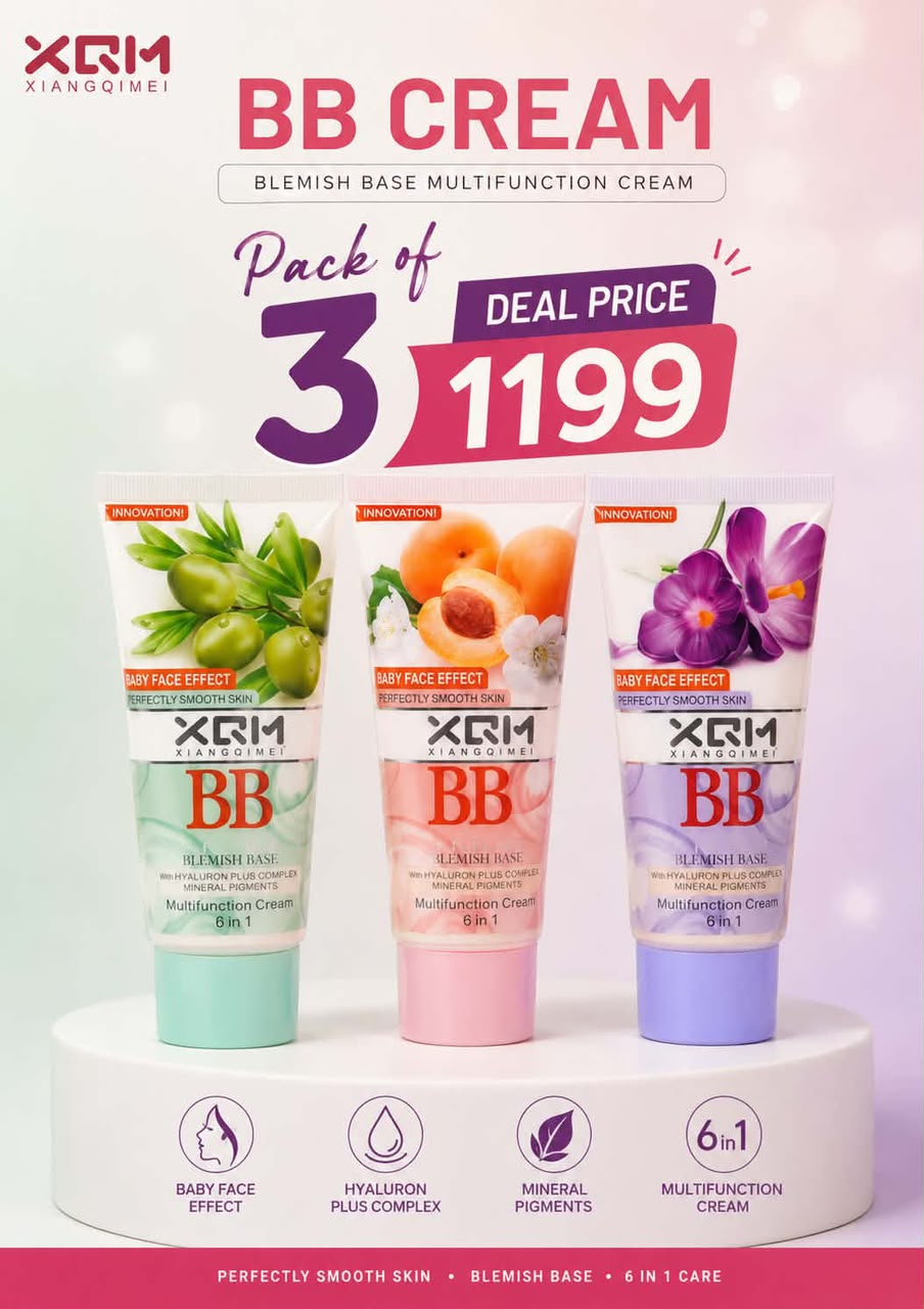 pack of 3 XQM BB Creams
