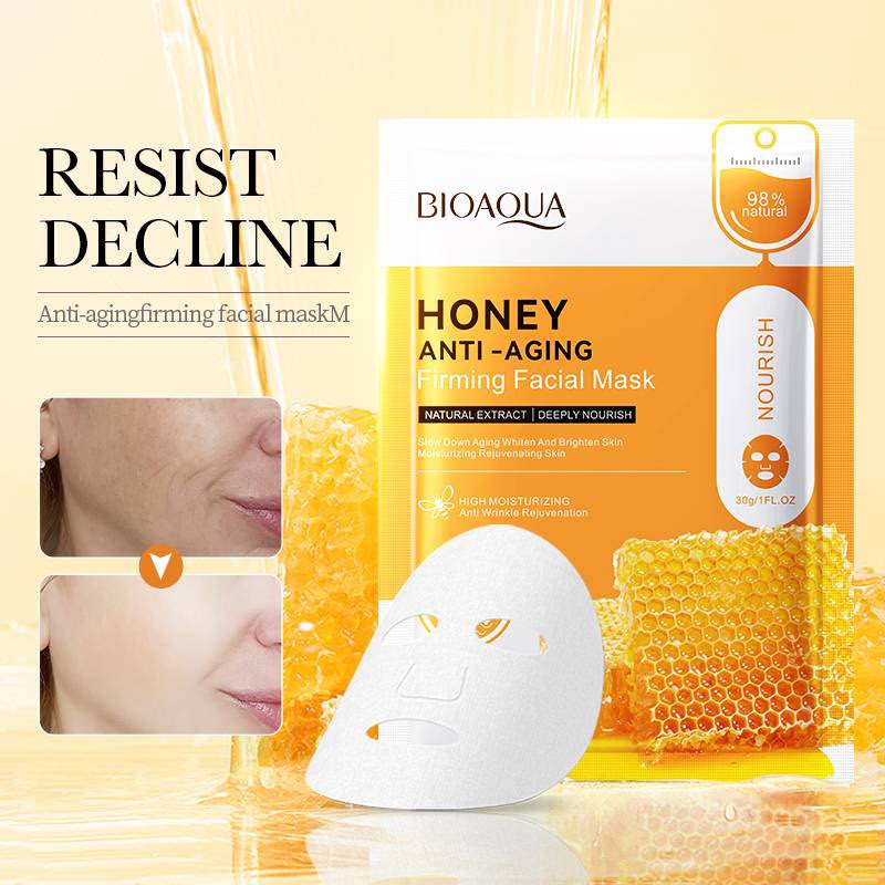 BIOAQUA Honey Anti-Aging Firming Facial Mask,