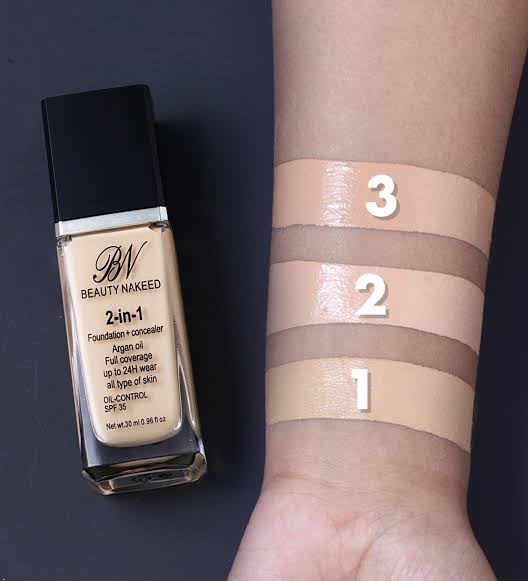 BN Beauty Nakeed 2-in-1 Foundation + Concealer