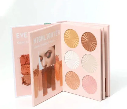Mocallure 4-in-1 Cosmetics Makeup Book Palette.
