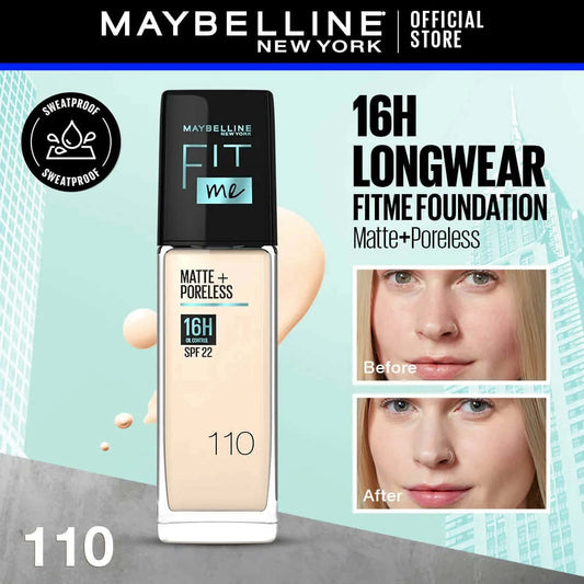 Maybelline New York Fit Me Matte + Poreless Foundation