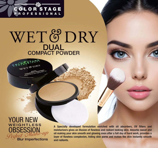 Color Stage Professional Wet & Dry Dual Compact Powder.