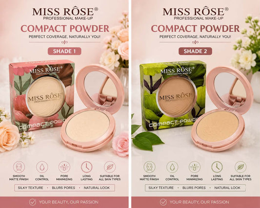 Miss Rose Professional Compact Powder | Matte Finish