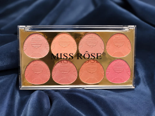 Miss Rose 3D Blush 8-Color Palette