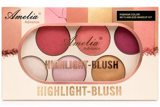 Amelia Advance Highlight-Blush Palette
