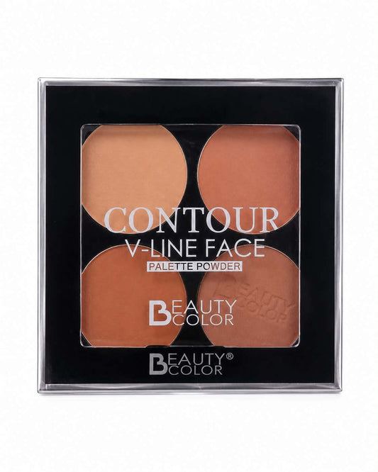 1Pc Four Colors Stereo Contour Powder With Delicate Texture Matte Bronzing Makeup Powder Beginner Contouring Palette