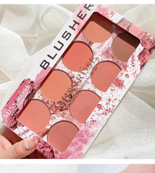 Miss Rose 8 Colors Blush Palette