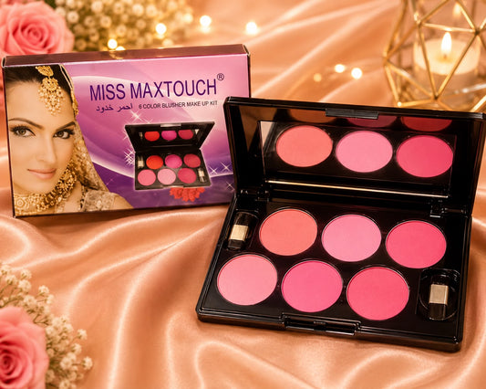 Miss Maxtouch 6 Color Blusher Make Up Kit