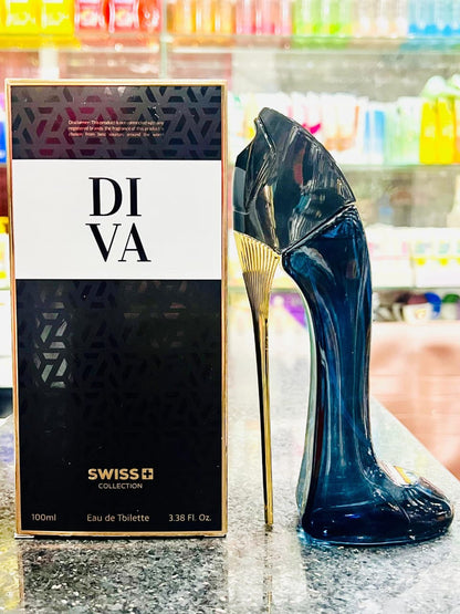 DIVA by Swiss Collection Eau De Toilette Spray for Women - 100ml
