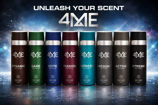 4ME collection of "Pour Homme"  perfumed body sprays.(For Men)
