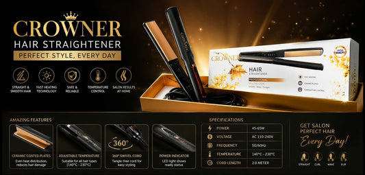 Crowner Hair Straightener.