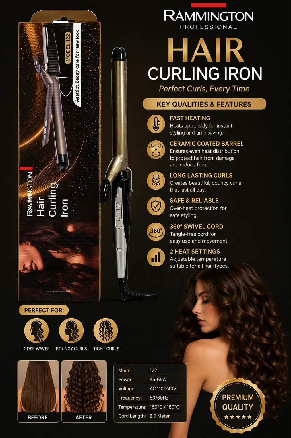 Hair Curling Iron