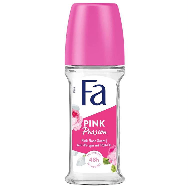 FA ROLL ON PINK PASSION PINK ROSE SCENT 50 ML