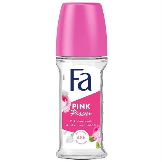 FA ROLL ON PINK PASSION PINK ROSE SCENT 50 ML