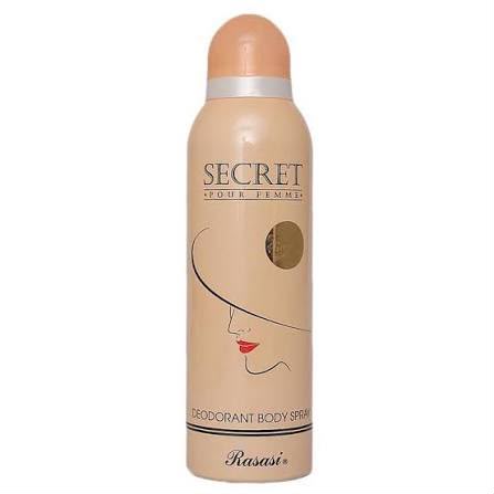 Rasasi Secret Body Spray 200ml (For Women)