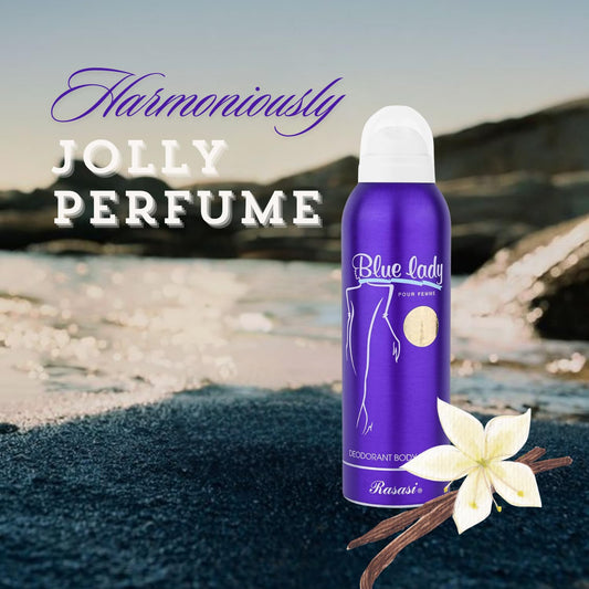 Rasasi Blue Lady Deodorant Body Spray (For Women)
