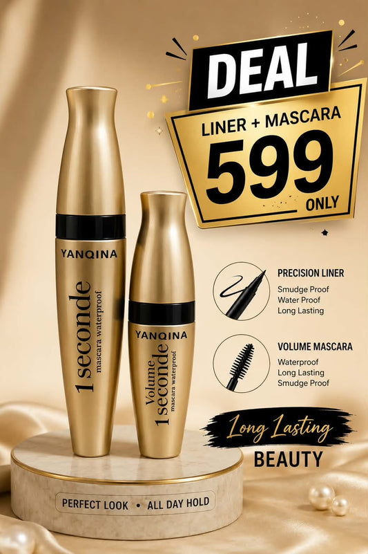 Yanqina Combo Eyeliner & Mascara Deal