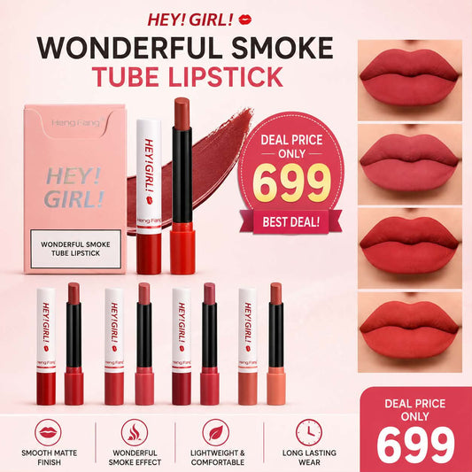 Heng Fang "Hey Girl!" Wonderful Smoke Tube Lipstick Set