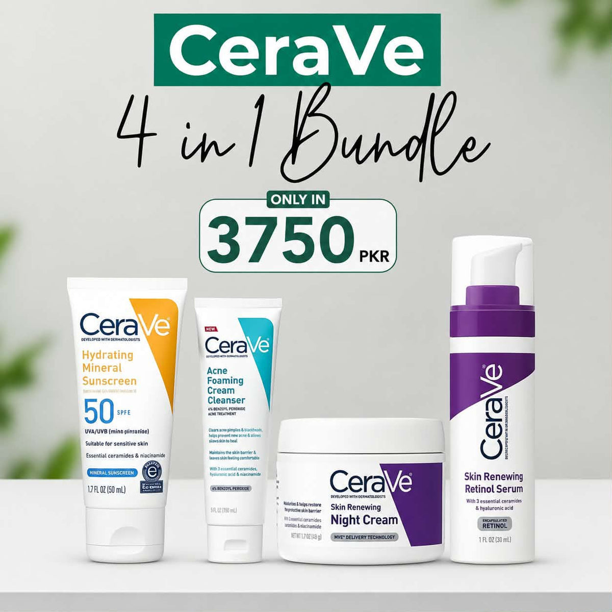 CeraVe 4 in 1 Bundle