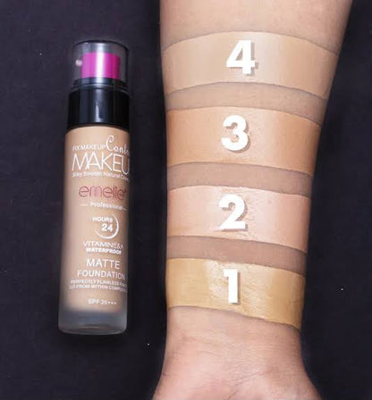 Emelie Fix Makeup Control 24H Matte Waterproof Foundation