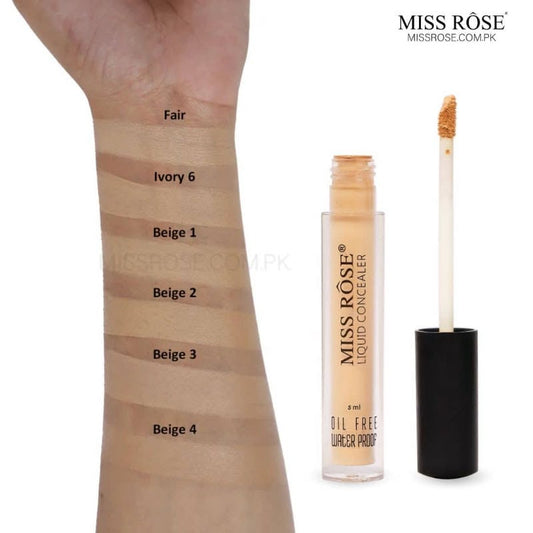 Miss Rose Liquid Concealer Oil Free Waterproof