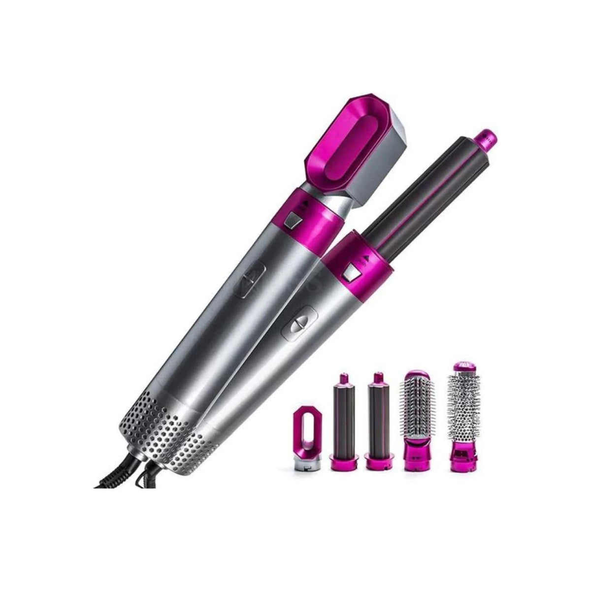 5-in-1 Hot Air Hair Styler and Blow Dryer Brush Set.